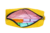 Cartuchera de tela cordura amarillo interior rosa/Narcissa en internet