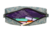 Cartuchera de tela cordura estampada huellitas y huesitos interior violeta/Lily en internet