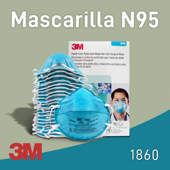 3M - Respirador contra partículas 1860N / 1860S - N95