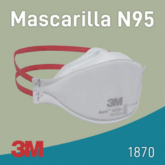 3M - Respirador contra partículas 1870 - N95