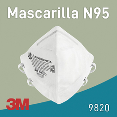 3M - Mascarilla 9820 - N95