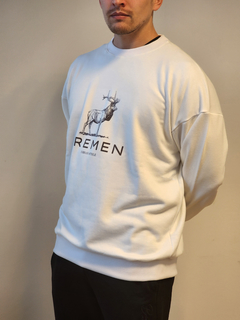 Buzo Crewneck Crudo Logo en internet