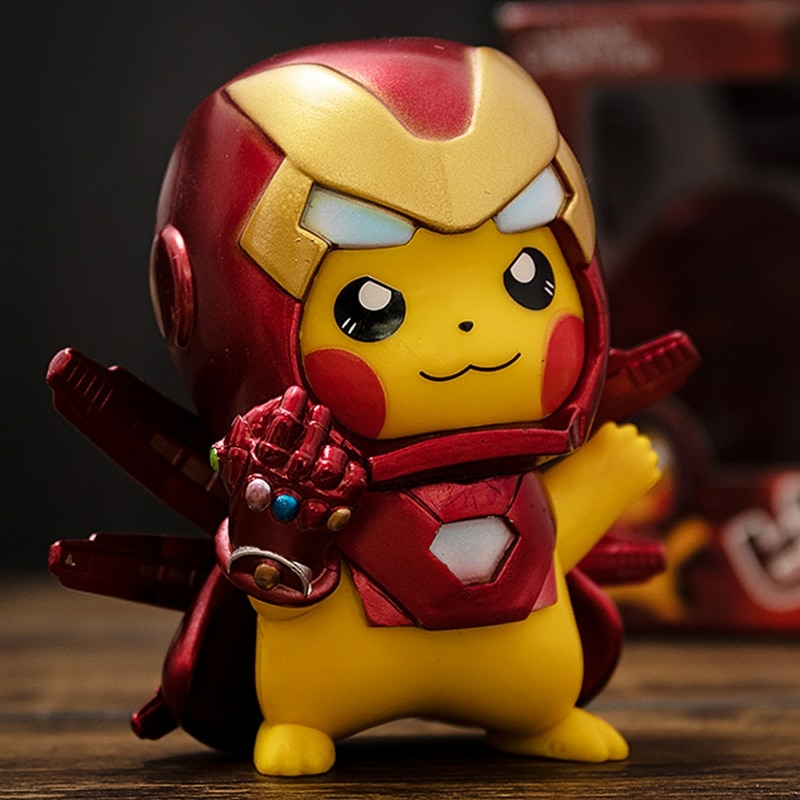 Figura Estátua Pikachu Homem de Ferro: Pikachu Homem de Ferro Manopla do  Infinito Iron Man Pokémon Anime Mangá - MKP - Toyshow Tudo de Marvel DC  Netflix Geek Funko Pop Colecionáveis