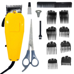 Kit Maquina de Cabelo Aparador e Barba Profissional