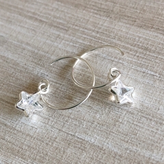 AROS ESTRELLA SEMIARGOLLAS - comprar online