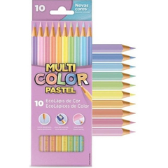 Lápis de Cor Multicolor Tons Pastéis 10 Cores Faber-Castell - comprar online