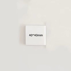 Bloco de Notas Adesivas Transparente 4cmx4cm (mini) na internet