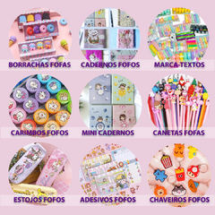 Papelaria Fofa - Box Surpresa - Super - 30 itens - loja online