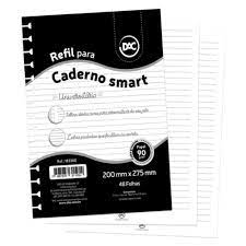 Refil Caderno Universitário Smart 48 folhas 90g/m2