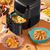 Cesta Forma Bandeja Redonda em Silicone Air Fryer Fritadeira