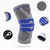 Joelheira Estabilizador Esportivo Silicone Spring Knee Pad Gel Suporte