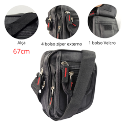 Bolsa Pochete Bag Transversal Masculino Importado - Conect store - Moda e Acessórios 