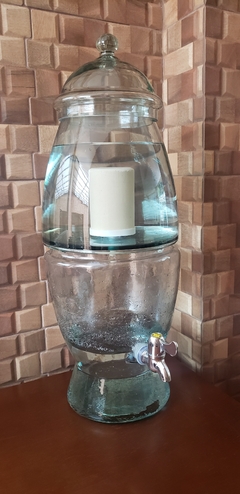 Recipiente para água com vela de filtragem - comprar online
