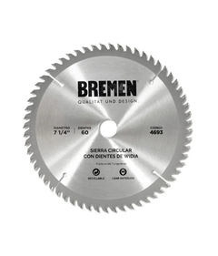 DISCO DE SIERRA 7 1/4" BREMEN (ver variantes de dientes) en internet