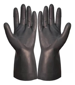 GUANTES GOMA NEGRO APTO ACIDOS