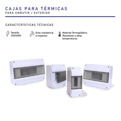 TABLEROS PARA TÉRMICAS (ver modelos)