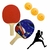 KIT RAQUETE PING PONG + BOLINHAS RACKET