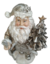 BONECO PAPAI NOEL RESINA PRATA 25CM - comprar online