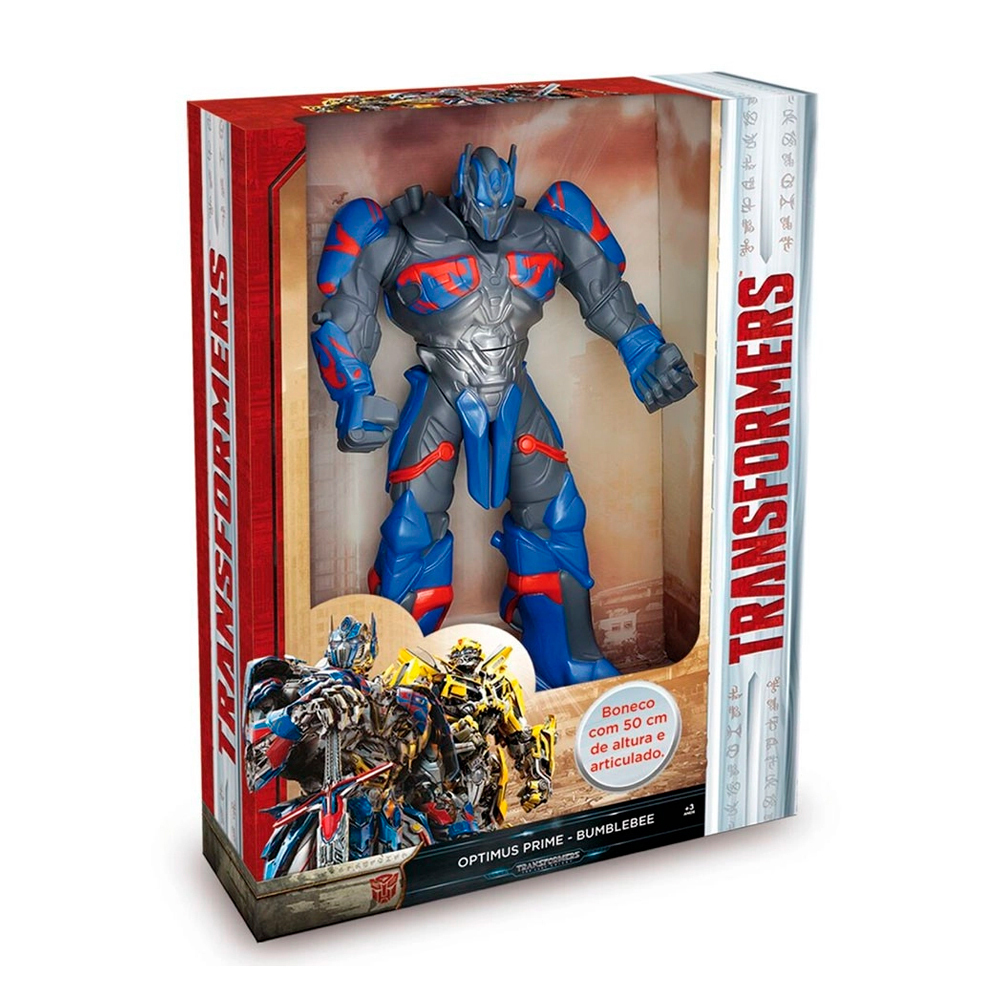 Conjunto de Mini Boneco e Figura de Ação - Transformers - Optimus