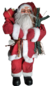 BONECO PAPAI NOEL LUXO GALHOS 60CM VERMELHO - comprar online