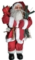 BONECO PAPAI NOEL LUXO GALHOS 60CM VERMELHO