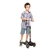 Patinete Preto Com Luz Skatenet Max Led Black - Bandeirante na internet