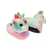 Calcado Infantil Pantufa Fofinha Inverno Unicornio Arco Iris