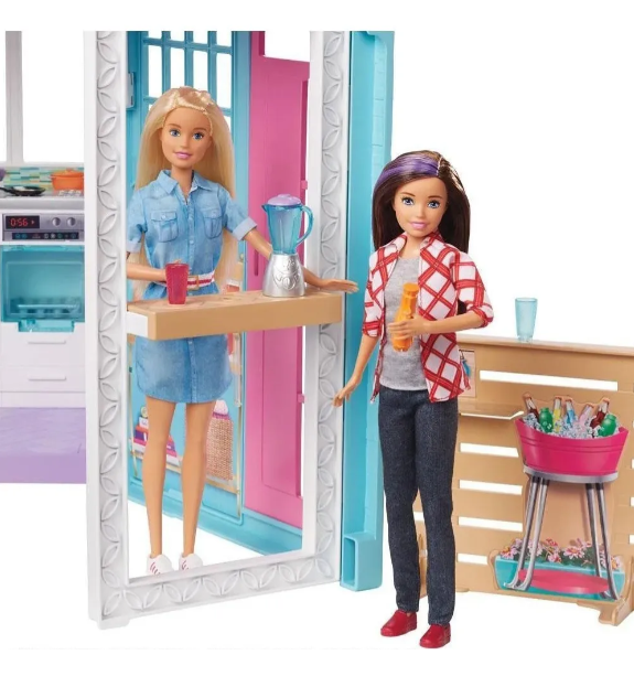 jogo de tapetes para casa da Barbie (miniatura)