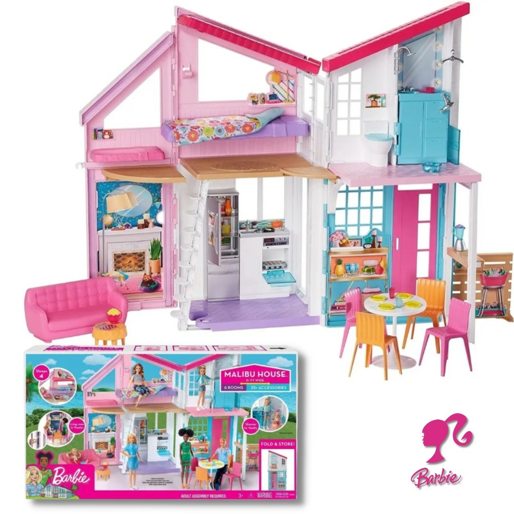 Casa da Barbie Completa Decorada com Iluminação