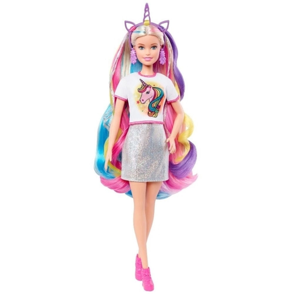 Boneca com Acessórios - Barbie Dreamtopia - Sereia Penteados