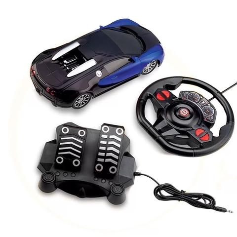 Carro Controle Remoto LXZ Car Com Luz E Efeito Fumaça DMTOYS J.A