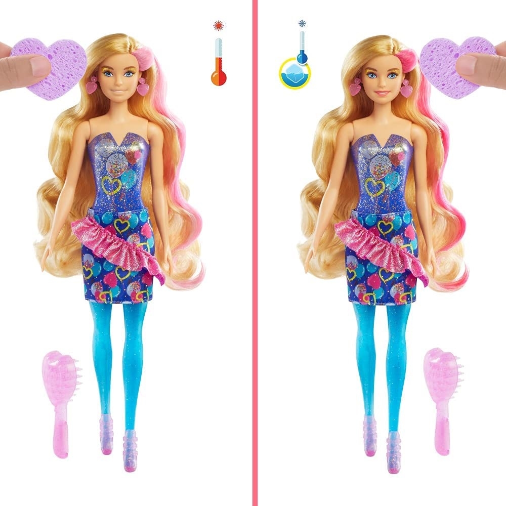 Roupinha de barbie feita com balão de festa e sacolas de