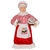 BONECO MAMAE NOEL COZINHEIRA 45cm ENFEITE NATAL - loja online