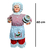 BONECO MAMAE NOEL COZINHEIRA 30X18X60CM ENFEITE - comprar online