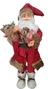 BONECO PAPAI NOEL AZUL/VERMELHO 45,5CM EM PE