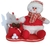 BONECO DE PAPAI NOEL PELUCIA BASE MADEIRA NATALINO