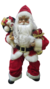 BONECO PAPAI NOEL 45CM SACO PRESENTE SENTADO na internet