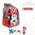 MOCHILA DE COSTAS ESCOLAR INFANTIL MINNIE MOUSE Xeryus Original - Aladdin Presentes