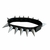 Colar Punk Preto com Espetos Prateados - Fantasia Halloween - comprar online