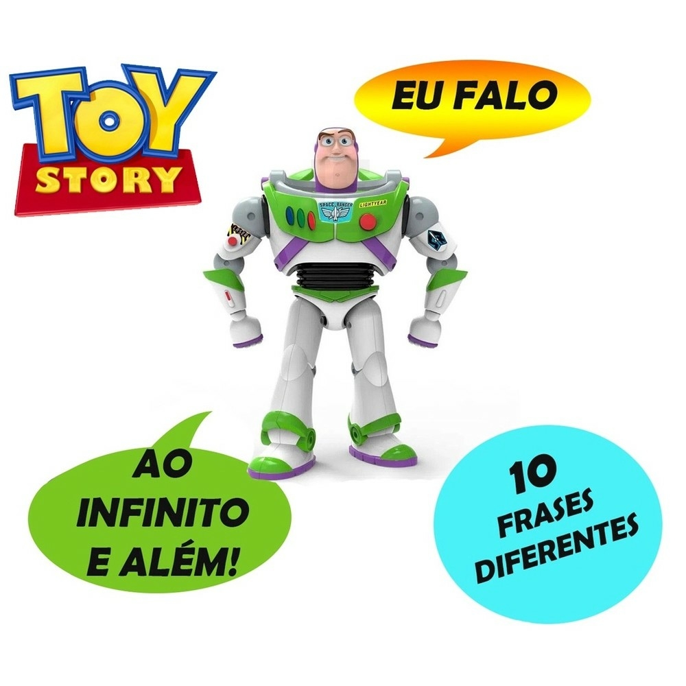 Kit com 3 Quadros Decorativos Toy Story - Ao Infinito e Além