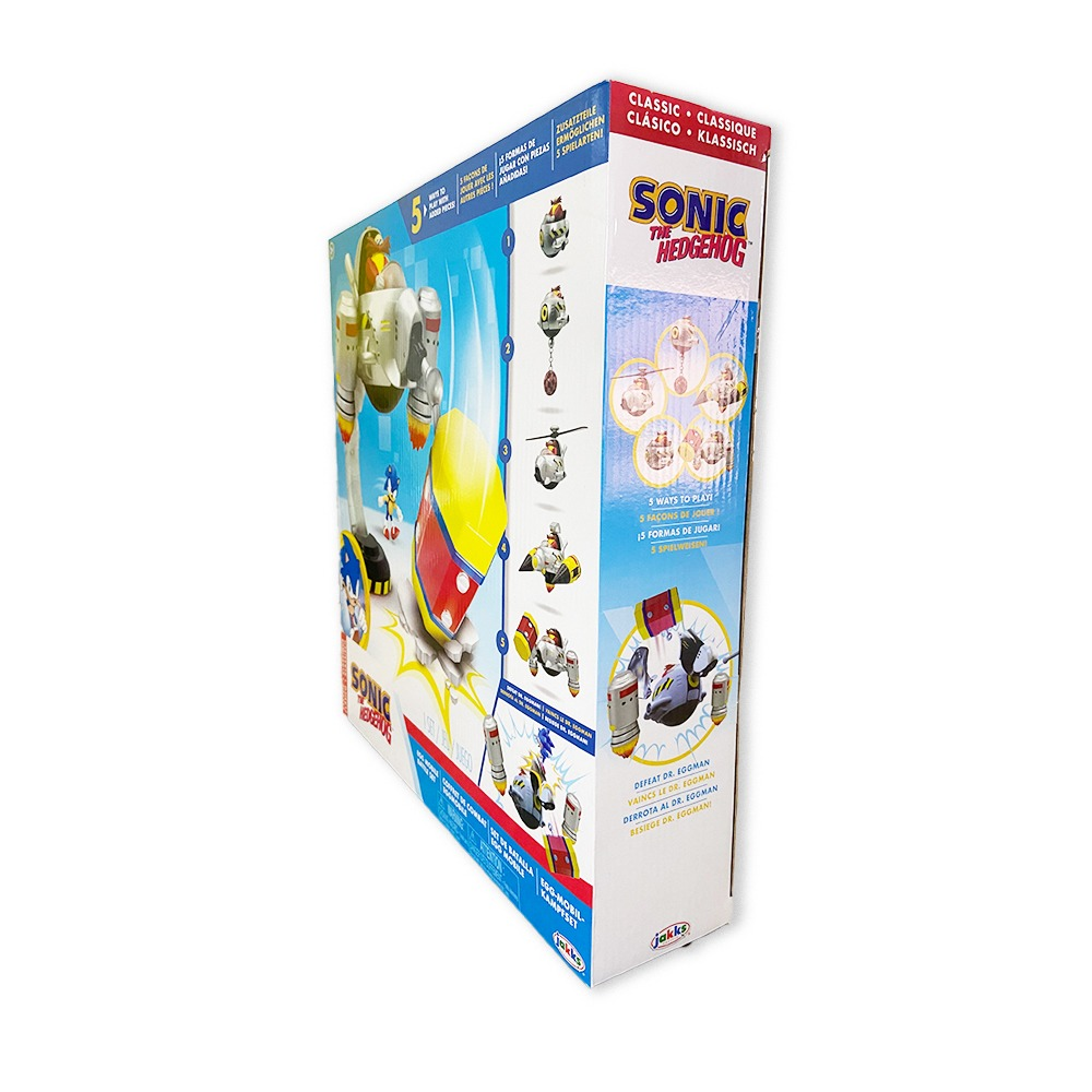 Sonic Set de Batalha - Egg Mobile Battle Set - 3439 - Candide - Real  Brinquedos
