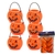 Kit Mini Balde Abobora Decoracao Halloween Com 6 Unidades na internet