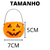 DECORAÇÃO BALDE TRIO PEQUENO 3UN HALLOOWEEN - comprar online