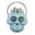 Balde Para Doces Halloween Branco Cranio Esqueleto - comprar online