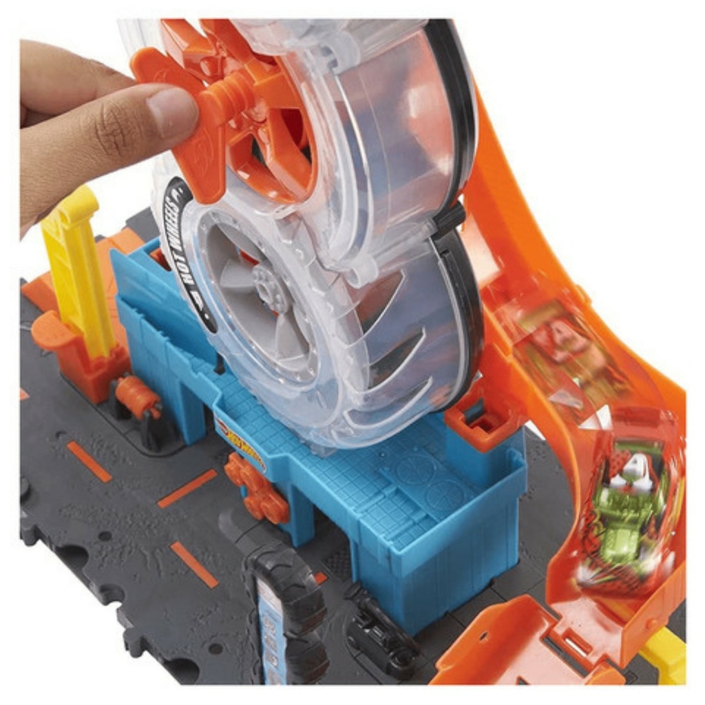 Pista HOT WHEELS Track Builder Kit espiral (Idade Mínima: 6