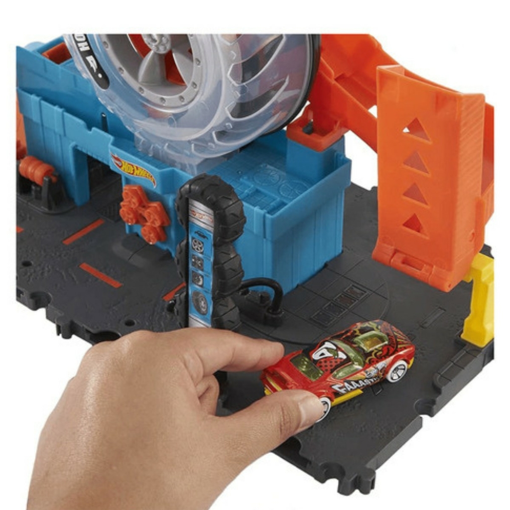 Pista De Carrinhos Hot Wheels City Super Loja De Pneus Novo em