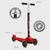 Patinete Vermelho Com Luz Skatenet Max Led Black Bandeirante - comprar online