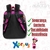 MOCHILA DE COSTAS JUVENIL INFANTIL ESCOLAR MINNIE DISNEY ROS na internet