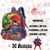 MOCHILA DE COSTAS SUPERMAN SUPER HOMEM AZUL LUXCEL ESCOLAR - comprar online