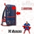 MOCHILA DE COSTAS SUPERMAN SUPER HOMEM AZUL LUXCEL ESCOLAR - Aladdin Presentes